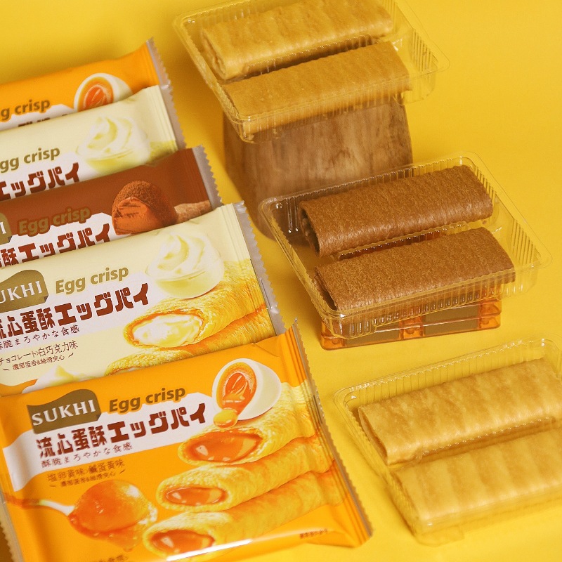 SUKHI巧恋流心蛋酥200g松露白巧克力咸蛋黄酥脆蛋卷下午糕茶点心