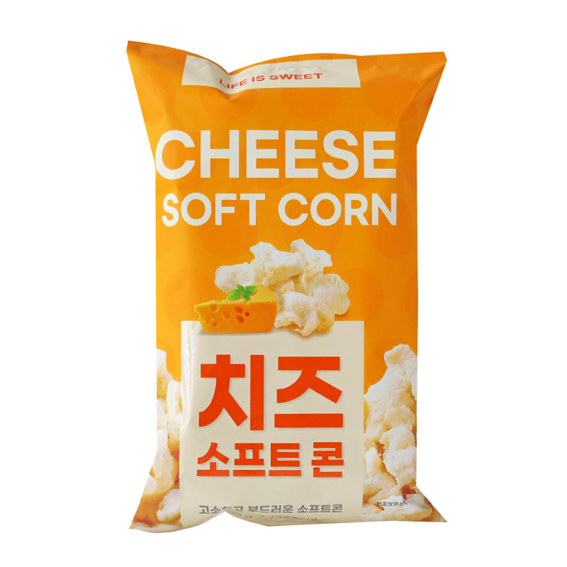 韩国进口食品半糖小福奶酪酥酥香蕉味芝士味108g膨化食品休闲零食