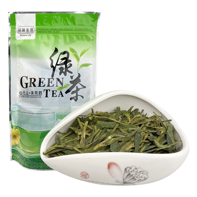 巨佳 龙井茶50g小袋装浓香新品绿茶厂家批发实惠口粮茶叶一件代发
