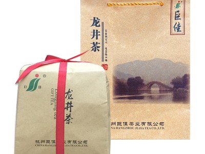 绿茶龙井茶新茶龙井茶250g牛皮纸包