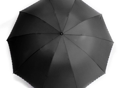 10骨三折伞纯色晴雨伞商务伞广告伞L