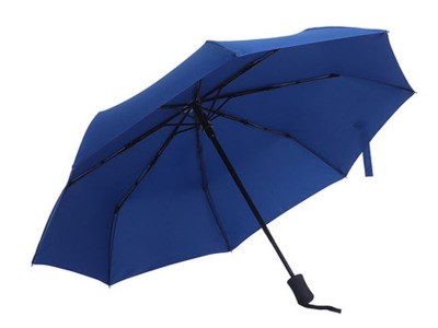 全自动三折叠雨伞定制LOGO遮阳加固