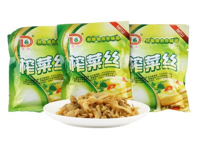 党山酱萃 榨菜丝60g小包装8包一份榨