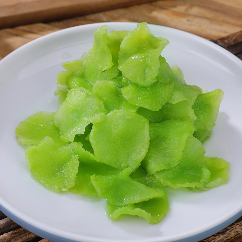 现货批发脱水蔬菜脱水莴笋干100克袋装农家自制干货脱水莴笋片