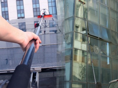 6米喷水式光伏板组件清洁工具通水太