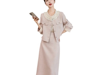 高级感小洋装套装裙女2024春秋新款
