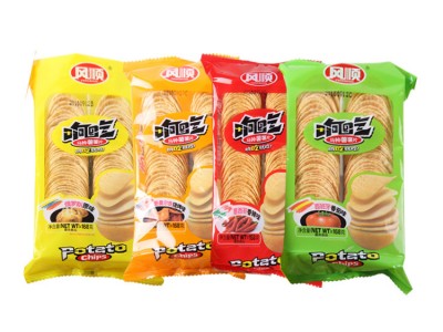 风顺响吃大薯片土豆片膨化休闲小零