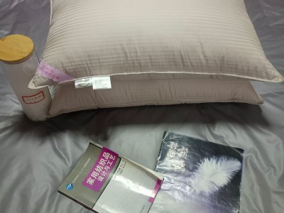 工厂直供五星酒店羽绒枕头95白鹅绒