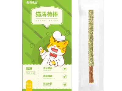 喵咪先生猫薄荷木天蓼磨牙棒虫瘿果
