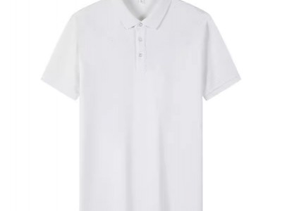 定制翻领POLO衫男涤棉短袖三防企业