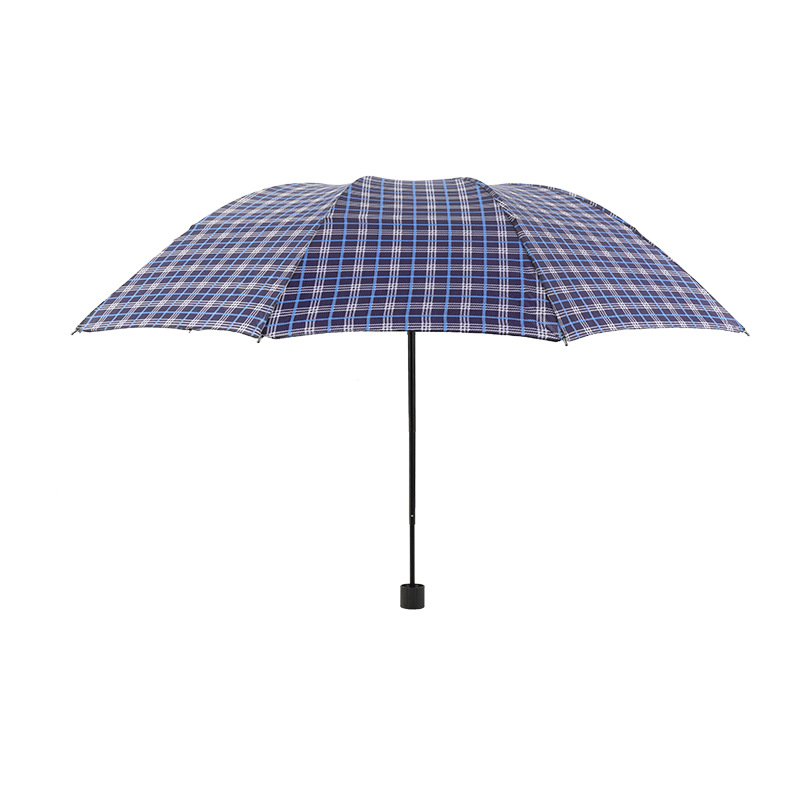 特大号厂家特价批发雨伞十骨加固折叠伞三人双人晴雨两用格子伞
