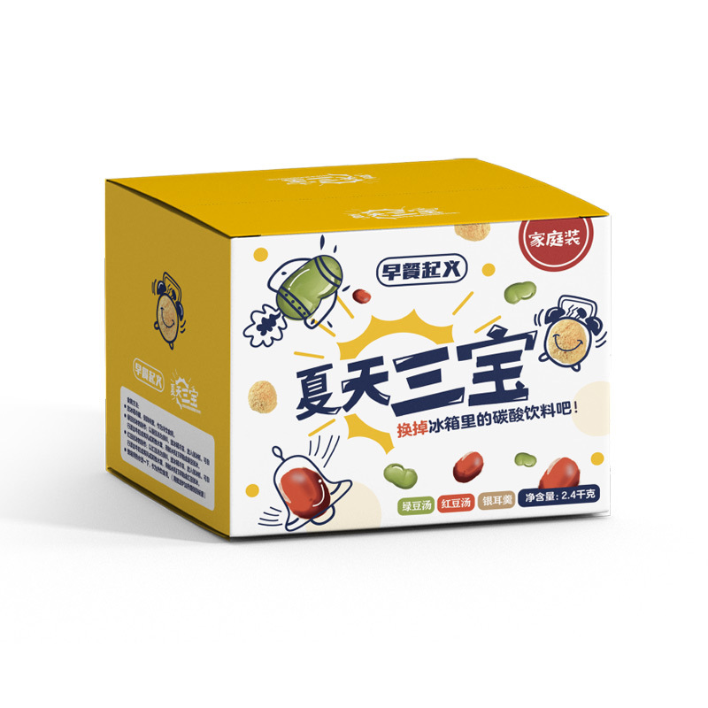 【批发】夏天三宝绿豆汤红豆汤银耳羹公司福利夏天冷饮6袋混合装
