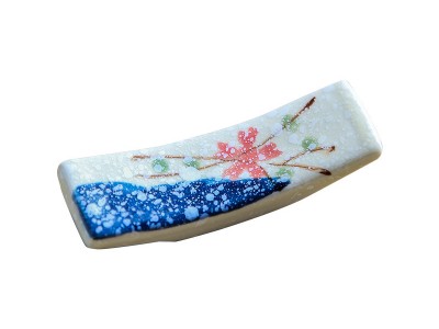 日式陶瓷筷子架家用勺子托架筷托餐