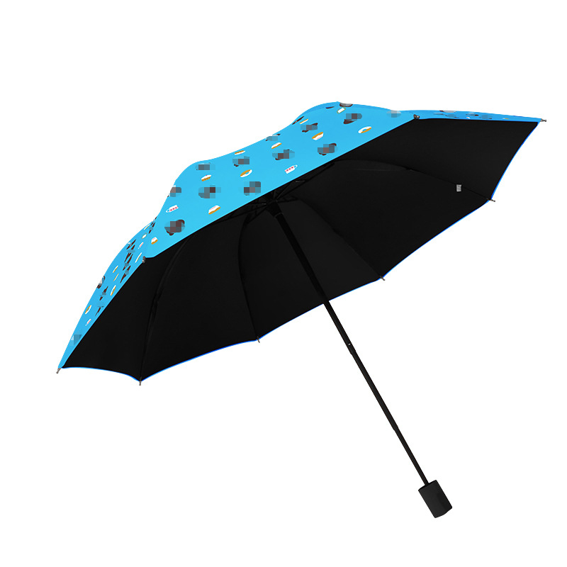 伞批发折叠自动小熊雨伞防晒遮阳伞可爱晴雨两用太阳伞防紫外线女