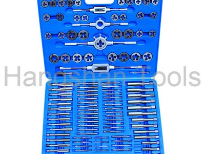 110件丝锥板牙组套 手用工具钢绞手