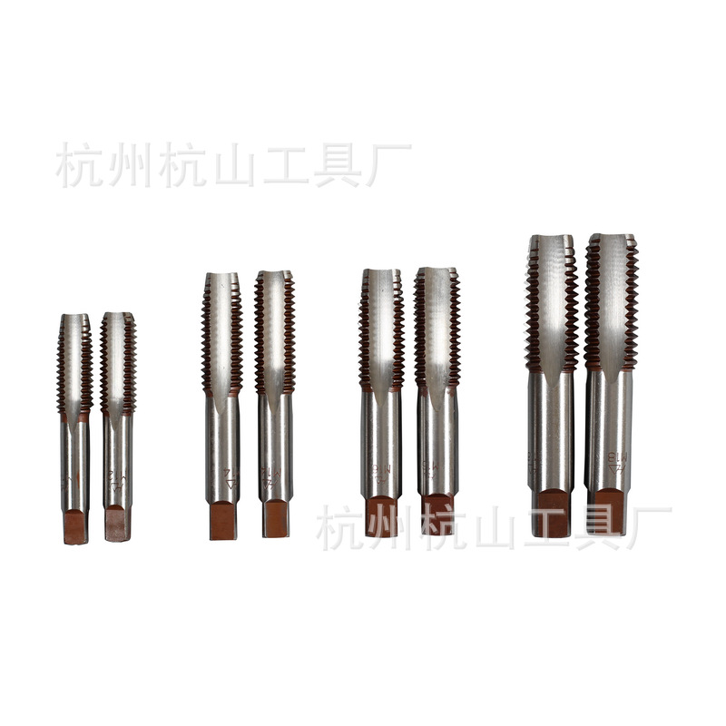 手用丝锥高硬度丝攻方柄直槽丝锥螺纹钻头粗牙细牙工具钢9sicr