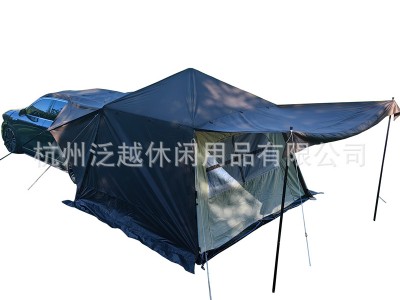 问界M9专用车尾延伸帐篷自动速开防