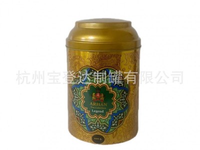 厂家直销圆形铁罐 咖啡茶叶罐礼品铁