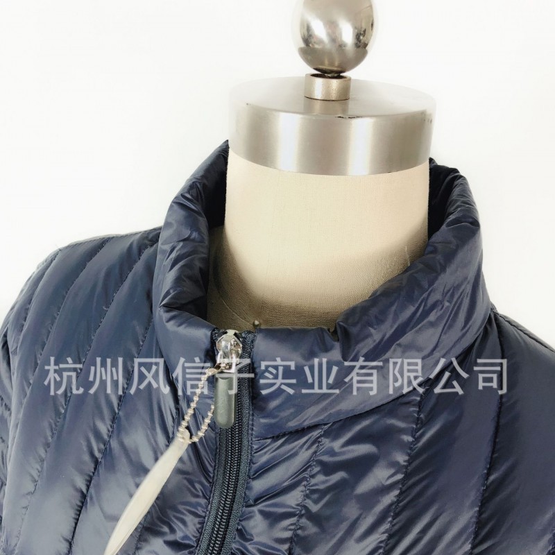 HOT2021冬季新品修身休闲羽绒衣轻薄型中长款