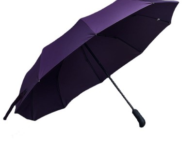 10骨全自动雨伞加大加固折叠伞纯色