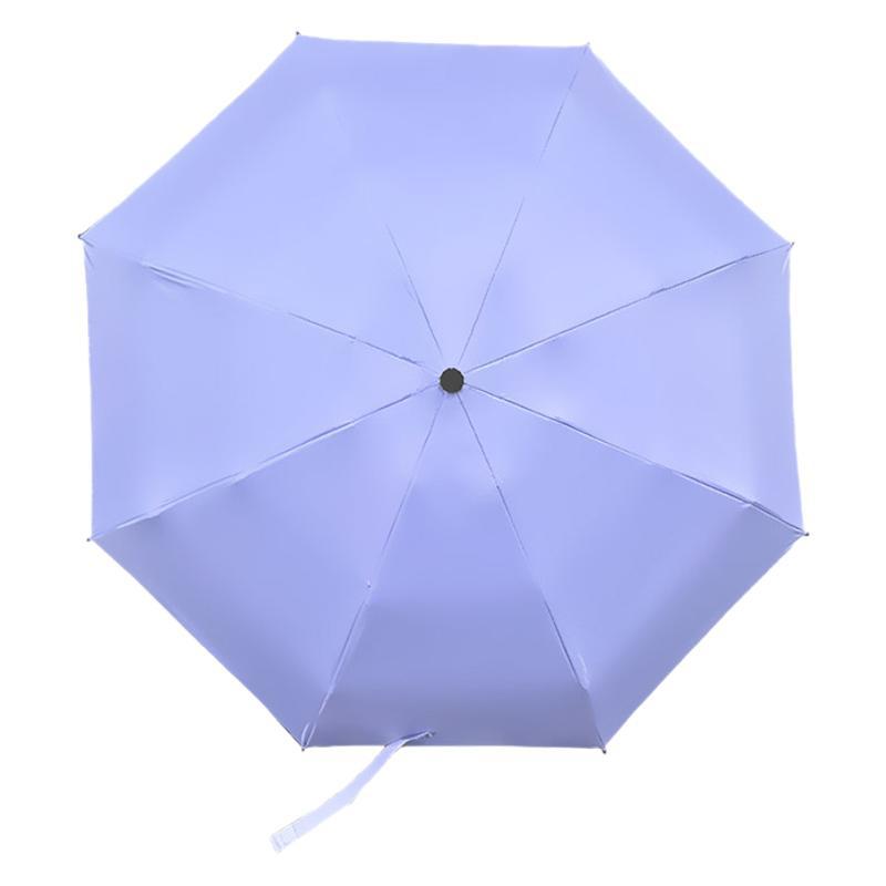 手动纯色五折伞单人男女士大号加固加厚结实抗风家用雨伞批发
