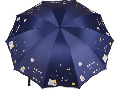 卡通印花高颜值太阳伞防晒防紫外线i