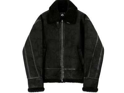 BJ皮毛一体棉服外套男士冬季韩版宽