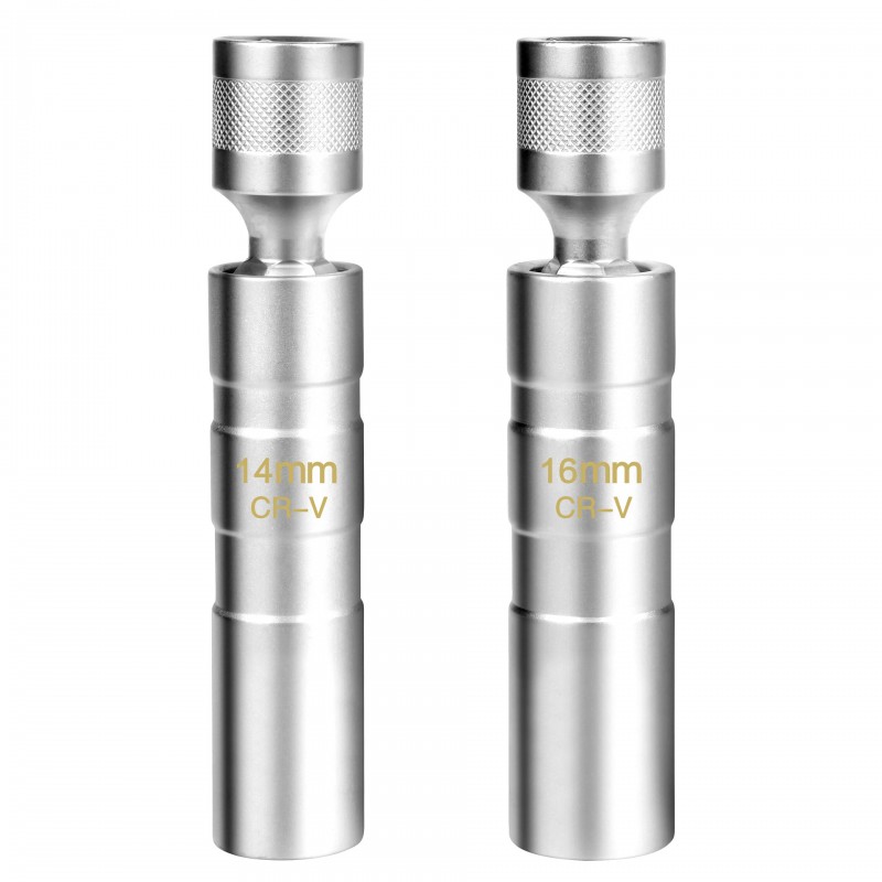 3/8中飞14mm16mm火花塞套筒万向超薄磁性套筒火花塞专用拆卸工具