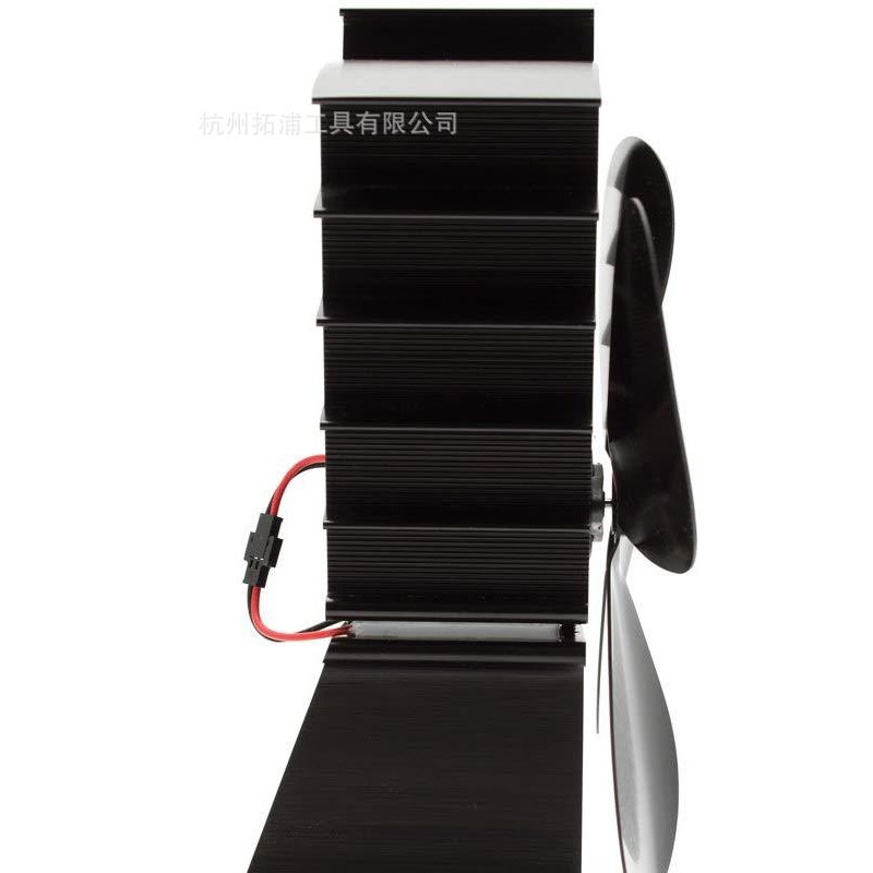 杭州厂家批发热供电壁炉风扇 自发电静音节约燃料Fireplace Fan