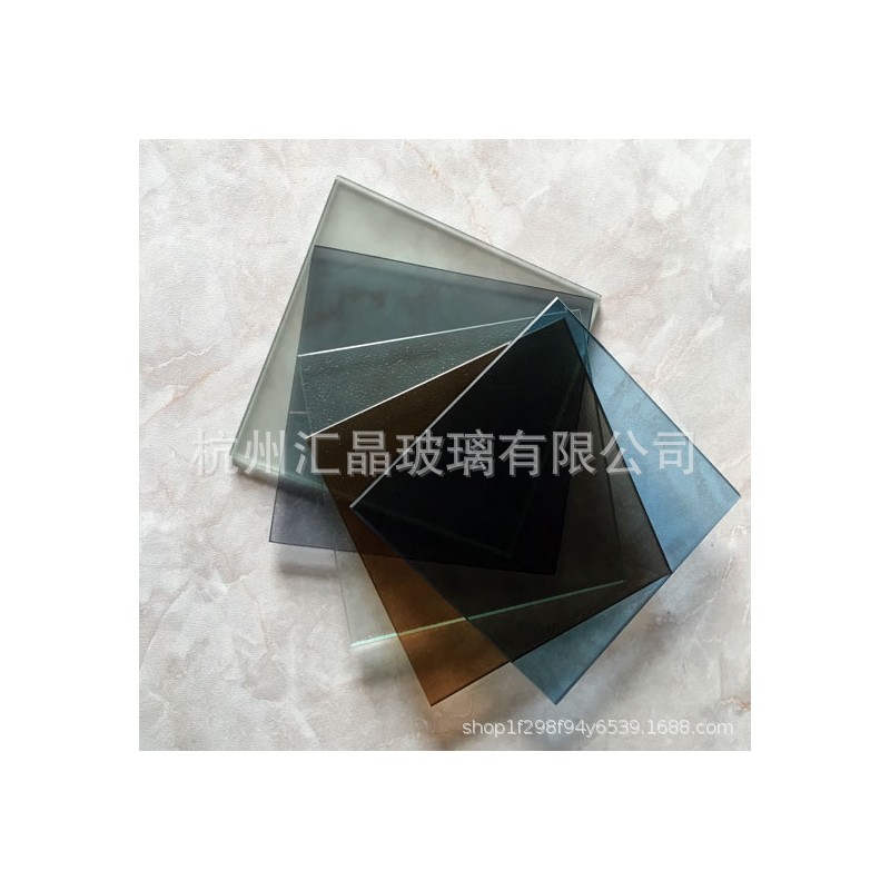 玻璃特殊孔  淋浴房钢化玻璃深加工  4-12mm透明及颜色玻璃定制