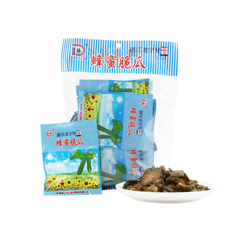 党山酱萃 蜂蜜脆瓜200g（20g*10包）袋装酱瓜下饭小菜开袋即食