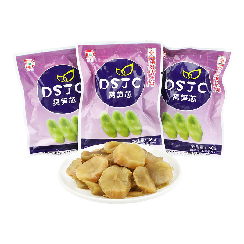 党山酱萃 莴笋芯60g小包装8包一份莴笋芯下饭小菜开袋即食