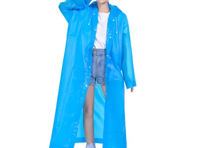 漂流户外徒步加厚连体EVA雨衣成人男