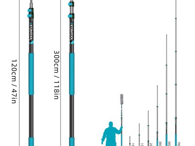EXTENTOOL多功能铝合金伸缩杆清洁延