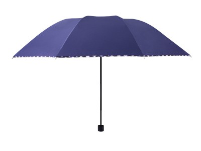 十钢骨黑胶包边防晒晴雨伞双人男女