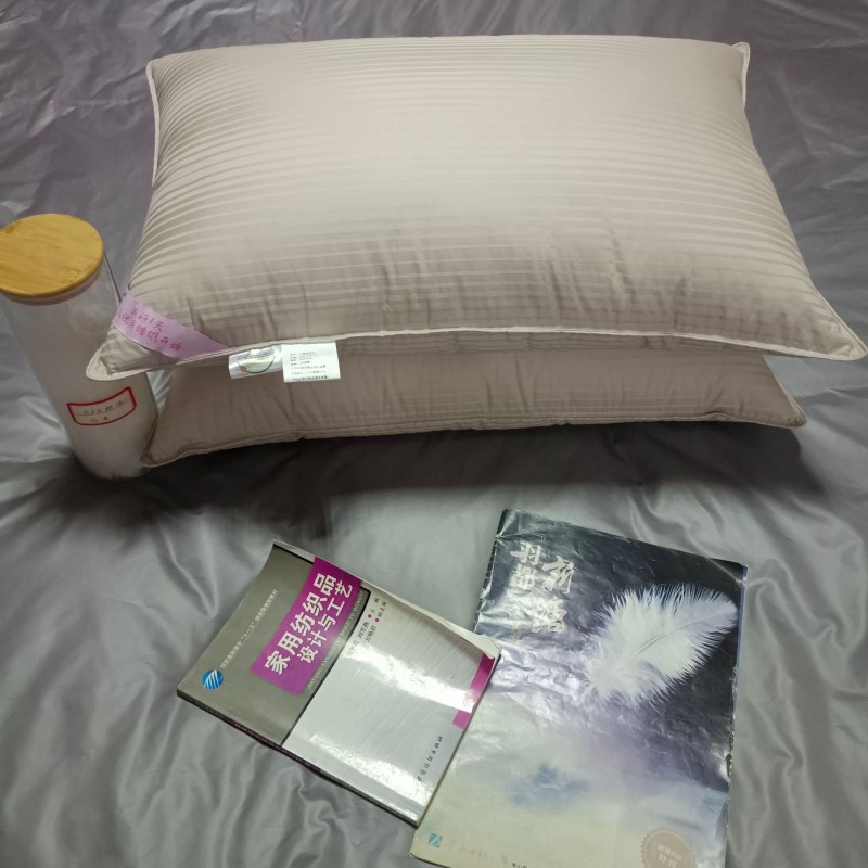 工厂直供五星酒店羽绒枕头95白鹅绒枕芯成人全棉护颈全鹅绒枕单人
