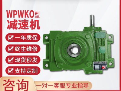 WPWKO减速机蜗轮蜗杆减速机单级同轴