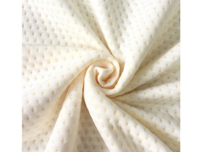 现货乳胶枕套床垫金点子提花针织布