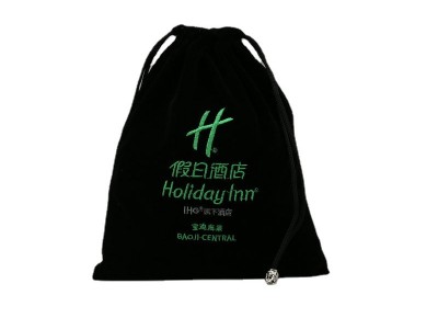 厂家定购多色可选绒布袋酒店宾馆电