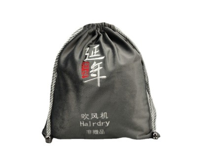 LEFOR可定多色仿麻吹风袋大号麻布吹