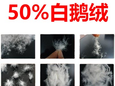 50羽绒 50鹅绒 50%白鹅绒