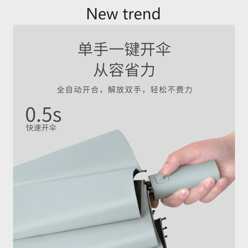 全自动折叠雨伞12骨男大号双人女晴雨两用遮阳防晒防紫外线太阳伞