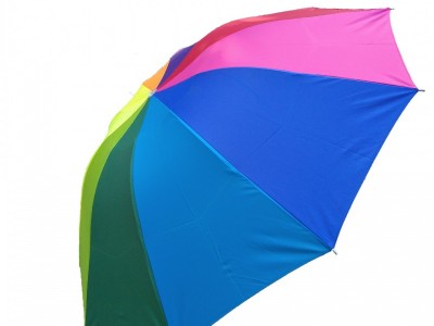雨伞 厂家批发三折十骨彩虹伞简约雨