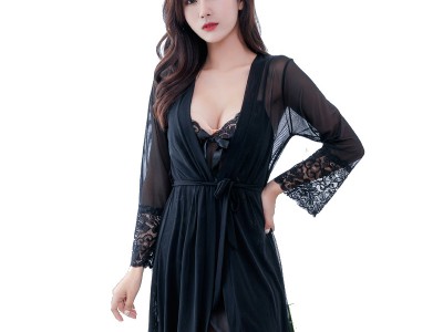 美来美去性感睡衣三件套装大码情趣