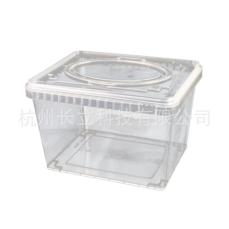 方形锁扣食品翻盖包装盒蛋卷盒小内盖干果储物罐实用密封盒