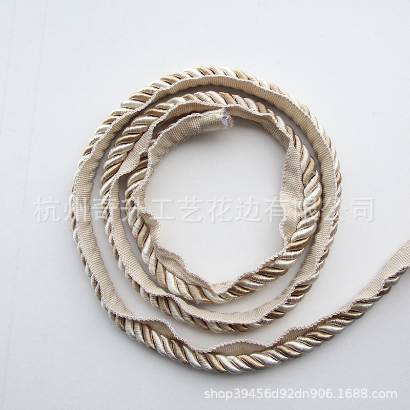 欧式精品滚绳包边窗帘沙发垫坐垫抱枕花边装饰绳沙发坐垫辅料配件