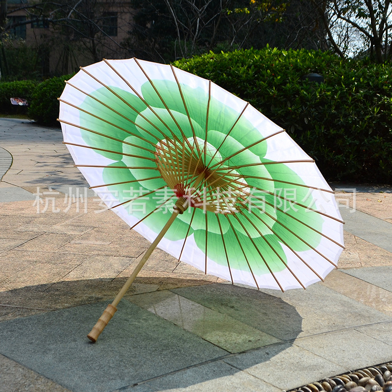 茉莉花青花瓷开舞蹈伞工艺伞演出道具樱花装饰伞绸布伞吊顶装饰伞