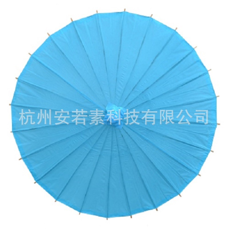 跨境热销白胚油纸伞欧美婚礼婚庆用伞DIY手工绘画空白纸伞装饰伞