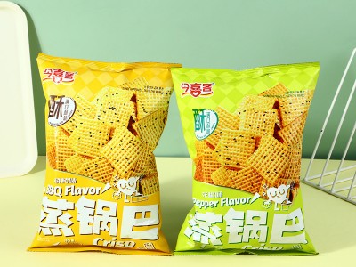 今喜客蒸锅巴158克烧烤味花椒味小吃