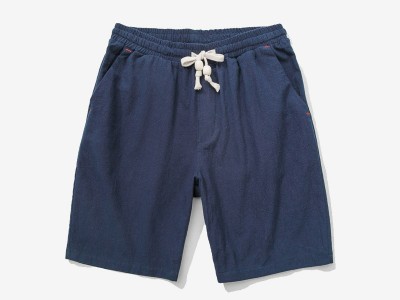 男装棉麻短裤男士休闲裤中裤青年宽